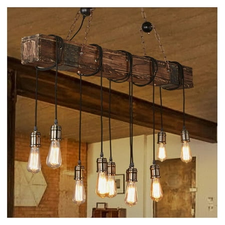 wangc123 Wood Island10 Edison Bulb Light -industrial Chandelier Pendant Light 169cm
wangc123 Wood Island10 Edison Bulb Light -industrial Chandelier Pendant Light 169cm