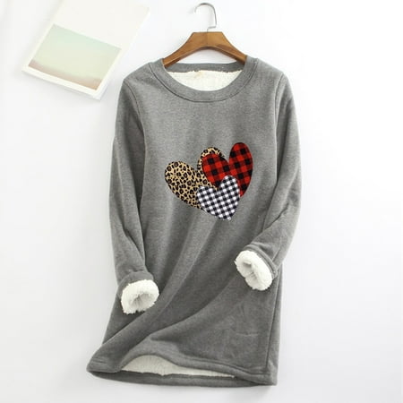 Ayolanni Long Sleeve Shirt Women Round Neck Loungewear Nightgowns Long Sleeve Christmas Print Fall Fleece Tops
Ayolanni Long Sleeve Shirt Women Round Neck Loungewear Nightgowns Long Sleeve Christmas Print Fall Fleece Tops