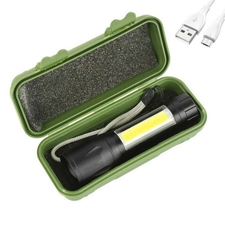 Tssuoun LED Mini Flashlight USB Rechargeable Waterproof Side Lamp Work Light with Hanging Rope
Tssuoun LED Mini Flashlight USB Rechargeable Waterproof Side Lamp Work Light with Hanging Rope