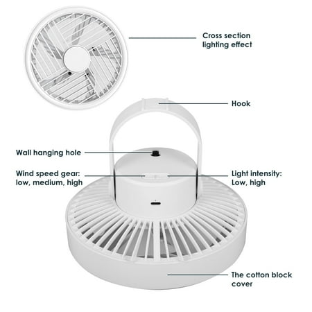 Lindbes Portable Ceiling Fan Light 360° Adjustable Angle Built-in Cotton Block Perfect for Travel and Relaxation
Lindbes Portable Ceiling Fan Light 360° Adjustable Angle Built-in Cotton Block Perfect for Travel and Relaxation