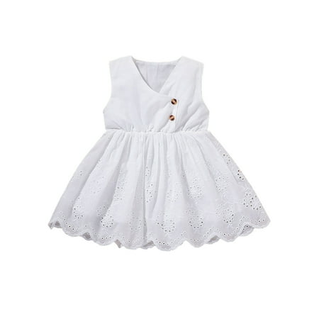 uukiA Newborn Infant 0-24 Months Girl Tank Fashion Lace V-neck Knee Length A-line Dress
uukiA Newborn Infant 0-24 Months Girl Tank Fashion Lace V-neck Knee Length A-line Dress