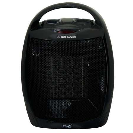 Vie Air 1500W Portable 3-Settings Black Ceramic Heater with Adjustable Thermostat
Vie Air 1500W Portable 3-Settings Black Ceramic Heater with Adjustable Thermostat