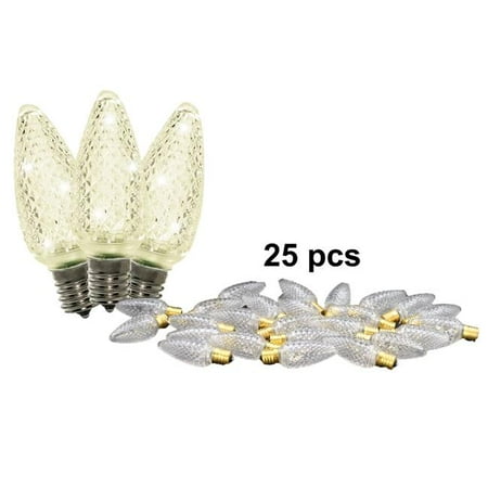 Queens of Christmas C9-RETRO-WW-TW-25 C9 Twinkle LED Retrofit Bulbs Warm White - Pack of 25
Queens of Christmas C9-RETRO-WW-TW-25 C9 Twinkle LED Retrofit Bulbs Warm White - Pack of 25