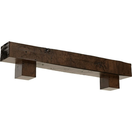 Ekena Millwork 6 H x 8 D x 60 W Knotty Pine Faux Wood Fireplace Mantel Kit w/ Alamo Corbels Premium Aged
Ekena Millwork 6 H x 8 D x 60 W Knotty Pine Faux Wood Fireplace Mantel Kit w/ Alamo Corbels Premium Aged