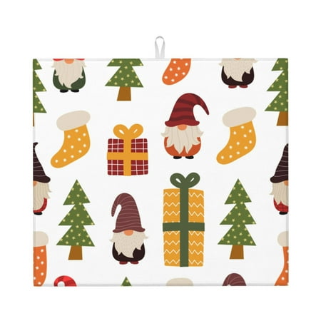 XMXT Microfiber Drying Mat Colorful Christmas Elves Absorbent Dish Drying Mats for Kitchen Dishes Rack Pad 16 x 18 inches
XMXT Microfiber Drying Mat Colorful Christmas Elves Absorbent Dish Drying Mats for Kitchen Dishes Rack Pad 16 x 18 inches