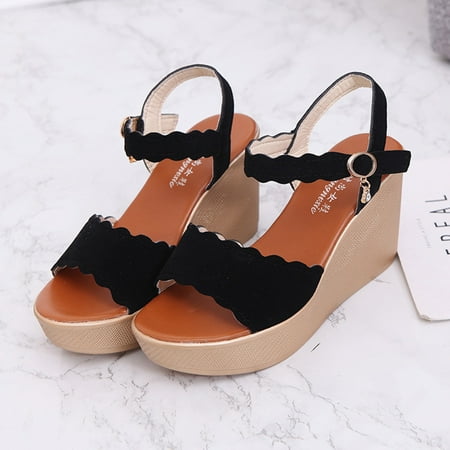NECHOLOGY Platform Sandals for Women Wedges Heels Platforms Ladies Sandals Fashion Peep Shoes Womens Sandals Size 9.5 Black 7
NECHOLOGY Platform Sandals for Women Wedges Heels Platforms Ladies Sandals Fashion Peep Shoes Womens Sandals Size 9.5 Black 7
