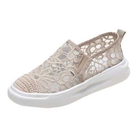 Casual Shoes for Women Women S Spring And Summer Fashion Flat Casual Sponge Fisherman Shoes Women Casual Shoes Mesh Beige 40
Casual Shoes for Women Women S Spring And Summer Fashion Flat Casual Sponge Fisherman Shoes Women Casual Shoes Mesh Beige 40
