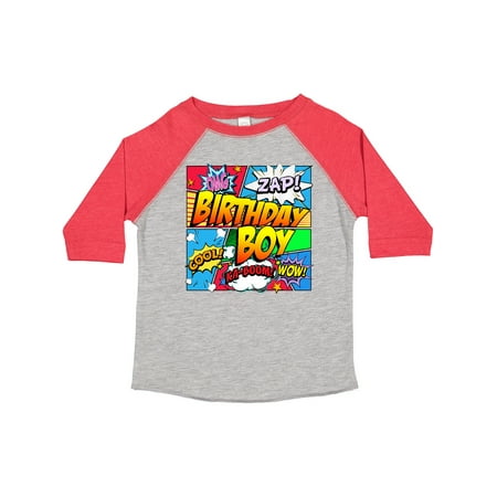 Inktastic Birthday Boy Comic Book Gift Toddler Boy Girl T-Shirt