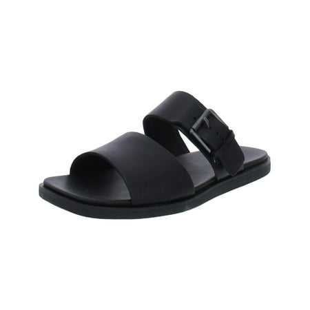 Clarks Womens Leather Square Toe Flip-Flops