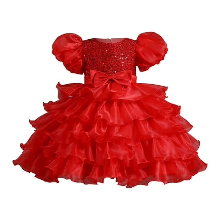 Kids Dress Girls Breathable Comfortable Princess Puff Sleeve Puff Dress Birthday Party Dress Baby Girls Clothing Birthday Dress For 1 Year Old Girl Infant Dress
Kids Dress Girls Breathable Comfortable Princess Puff Sleeve Puff Dress Birthday Party Dress Baby Girls Clothing Birthday Dress For 1 Year Old Girl Infant Dress