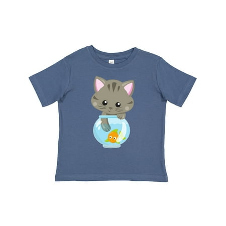Inktastic Cute Cat Little Cat Kitty Kitten Fish Bowl Gift Toddler Toddler Girl T-Shirt
Inktastic Cute Cat Little Cat Kitty Kitten Fish Bowl Gift Toddler Toddler Girl T-Shirt