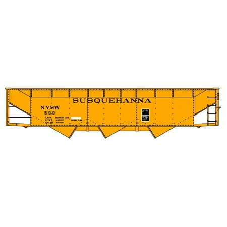 Accurail ACU7560 7500 Series New York Susquehanna & Western 70-Ton Offset Triple Hopper