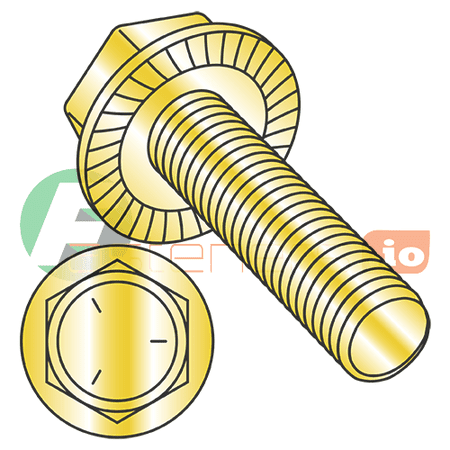 5/16-18 x 3/4 Serrated Hex Flange Screws / Unslotted / Grade 5 / Zinc Yellow (Quantity: 1 250 pcs)
5/16-18 x 3/4 Serrated Hex Flange Screws / Unslotted / Grade 5 / Zinc Yellow (Quantity: 1 250 pcs)