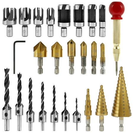 Woodworking Drilling Tools Wood Plug Cutter Tool Three Pointed Drill Bit Countersink Drill Bit Step Cone Drill Bit
Woodworking Drilling Tools Wood Plug Cutter Tool Three Pointed Drill Bit Countersink Drill Bit Step Cone Drill Bit