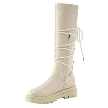 ZIZOCWA Knee High Boots For Women Wide Calf Wide Calf Riding Boots For Women Size 7 Wide Women Mid Calf Boots Autumn And Winter Fashion And Comfortable Round Toe Solid Color Thick Bottom Warm Lace Up
ZIZOCWA Knee High Boots For Women Wide Calf Wide Calf Riding Boots For Women Size 7 Wide Women Mid Calf Boots Autumn And Winter Fashion And Comfortable Round Toe Solid Color Thick Bottom Warm Lace Up