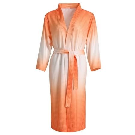 FAIWAD Gradient Pajamas Robe for Women Long Lightweight Soft Bathrobe Sleepwear with Belt (3X-Large Orange)
FAIWAD Gradient Pajamas Robe for Women Long Lightweight Soft Bathrobe Sleepwear with Belt (3X-Large Orange)
