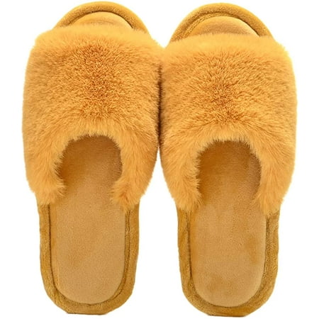 PIKADINGNIS Women s Open Toe Flat Fluffy Slippers Spa Soft Plush Furry Cozy Slip On Slides House Shoes Indoor Outdoor Warm Comfy
PIKADINGNIS Women s Open Toe Flat Fluffy Slippers Spa Soft Plush Furry Cozy Slip On Slides House Shoes Indoor Outdoor Warm Comfy
