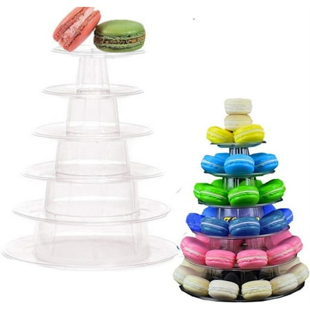 Casewin 6 Tiers Round Macaron Tower Stand Cake Display Rack Cupcake Stand Desserts Display for Wedding Birthday Decor
Casewin 6 Tiers Round Macaron Tower Stand Cake Display Rack Cupcake Stand Desserts Display for Wedding Birthday Decor