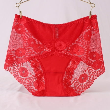 MRULIC lingerie for women Ladies Transparent Lace Panties Big Size Cotton Hollow Breathable Quality Red + XL
MRULIC lingerie for women Ladies Transparent Lace Panties Big Size Cotton Hollow Breathable Quality Red + XL