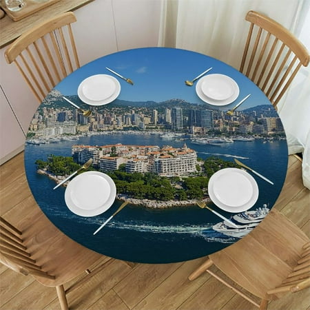 Round Fitted Table Cover Tropical Flora Elastic Edge Home Decor Waterproof Dust Proof Polyester Tablecloth for Living Room Dining Room Use Suitable for Inch Round Table
Round Fitted Table Cover Tropical Flora Elastic Edge Home Decor Waterproof Dust Proof Polyester Tablecloth for Living Room Dining Room Use Suitable for Inch Round Table