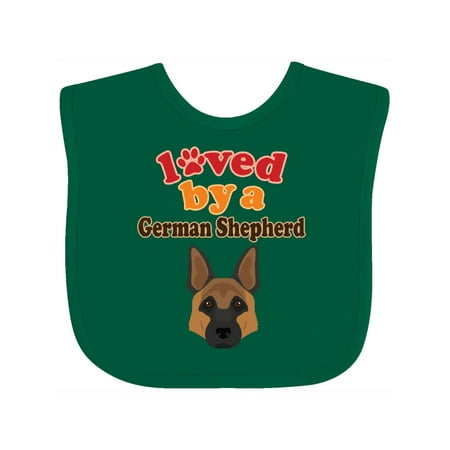 Inktastic German Shepherd Dog Lover Gift Gift Baby Boy or Baby Girl Bib