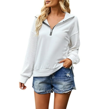 Cotton Pajama Shirt Women Women S Tee Shirt Women Fashion Trend V Neck Zipper Stitched Casual Shirt Jacket plus Size Shirt Women
Cotton Pajama Shirt Women Women S Tee Shirt Women Fashion Trend V Neck Zipper Stitched Casual Shirt Jacket plus Size Shirt Women
