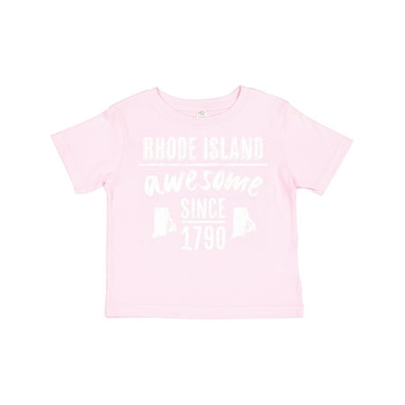 Inktastic Rhode Island Awesome Since 1790 Gift Toddler Boy or Toddler Girl T-Shirt
