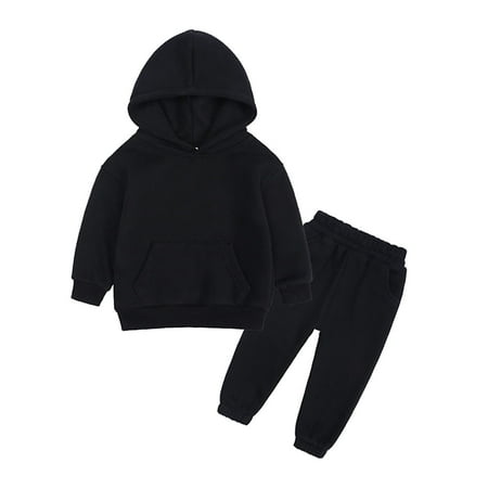 Toddler Baby Boys Clothes Outfits Cute Kids Set Girl Unisex Solid Sweatsuit Long Sleeve Warm Hooded Pullover Tops Pants Soft Outerwear Suits Black 8-9 Years
Toddler Baby Boys Clothes Outfits Cute Kids Set Girl Unisex Solid Sweatsuit Long Sleeve Warm Hooded Pullover Tops Pants Soft Outerwear Suits Black 8-9 Years