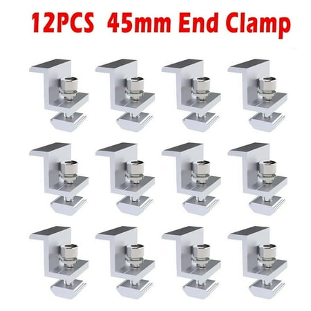 4/12Pcs Solar Panel Mounting Bracket Clamp Set For 40mm&45mm Solar Panel Parts 
4/12Pcs Solar Panel Mounting Bracket Clamp Set For 40mm&45mm Solar Panel Parts