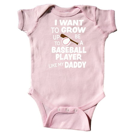 Inktastic I Want to Grow Up to Be a Baseball Player Like My Daddy Gift Baby Boy or Baby Girl Bodysuit
Inktastic I Want to Grow Up to Be a Baseball Player Like My Daddy Gift Baby Boy or Baby Girl Bodysuit