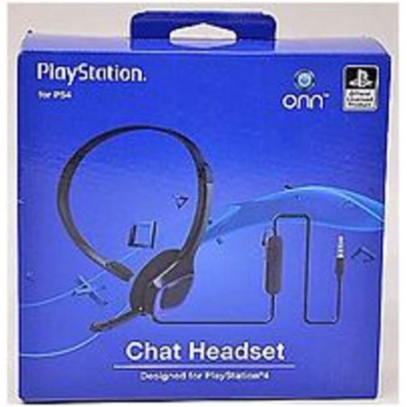 Onn ONA14MG013 Chat Headset for Playstation 4 - Over-the-Head - (Refurbished)