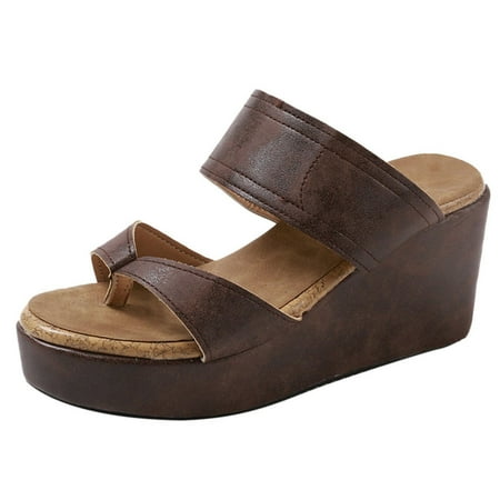 VerPetridure Womens Wedge Sandals Women Open Toe Breathable Beach Sandals Roman Flip Flops Casual Wedges Shoes
VerPetridure Womens Wedge Sandals Women Open Toe Breathable Beach Sandals Roman Flip Flops Casual Wedges Shoes