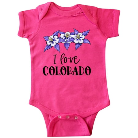 Inktastic I Love Colorado Columbine Flowers Gift Baby Boy or Baby Girl Bodysuit 
Inktastic I Love Colorado Columbine Flowers Gift Baby Boy or Baby Girl Bodysuit