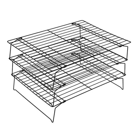 FRCOLOR 3 Tier Baking Rack Heavyduty Non-stick Cooling Rack Stackable Stainless Steel Rack
FRCOLOR 3 Tier Baking Rack Heavyduty Non-stick Cooling Rack Stackable Stainless Steel Rack