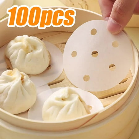 Beechoice 100Pcs/Set Air Fryer Liners Bamboo Steamer Liners Premium Perforated Parchment Paper Sheets Non-stick Basket Mat Perfect for Air Fryers/ Steaming/ Baking/ Cooking
Beechoice 100Pcs/Set Air Fryer Liners Bamboo Steamer Liners Premium Perforated Parchment Paper Sheets Non-stick Basket Mat Perfect for Air Fryers/ Steaming/ Baking/ Cooking