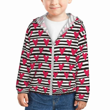 Sun Hoodie for Kids Hearts And Lines Long Sleeve Swim Fishing Shirts Sun Protection Zip Up Jacket Clothing Athletic Hoodie
Sun Hoodie for Kids Hearts And Lines Long Sleeve Swim Fishing Shirts Sun Protection Zip Up Jacket Clothing Athletic Hoodie