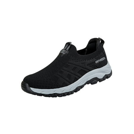 Wazshop Womens Walking Shoes Mesh Sneakers Slip On Athletic Shoe Lightweight Breathable Flats Unisex Trainers Flat Comfortable Black 9
Wazshop Womens Walking Shoes Mesh Sneakers Slip On Athletic Shoe Lightweight Breathable Flats Unisex Trainers Flat Comfortable Black 9