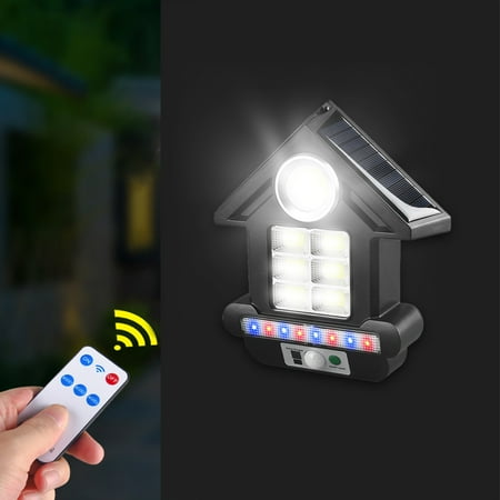 FENGXIAOMA Solar Outdoor Lights Motion Sensor Solar Powered Lights IP65 Waterproof 4 Modes With Warnin-g Light And Remote Control Wall Security Lights For Fence Black
FENGXIAOMA Solar Outdoor Lights Motion Sensor Solar Powered Lights IP65 Waterproof 4 Modes With Warnin-g Light And Remote Control Wall Security Lights For Fence Black