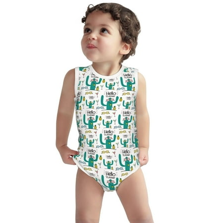 Vsdgher Hello Summer Print Baby Unisex Baby Cotton Sleeveless Bodysuits Soft and velvety comfortable and breathable
Vsdgher Hello Summer Print Baby Unisex Baby Cotton Sleeveless Bodysuits Soft and velvety comfortable and breathable