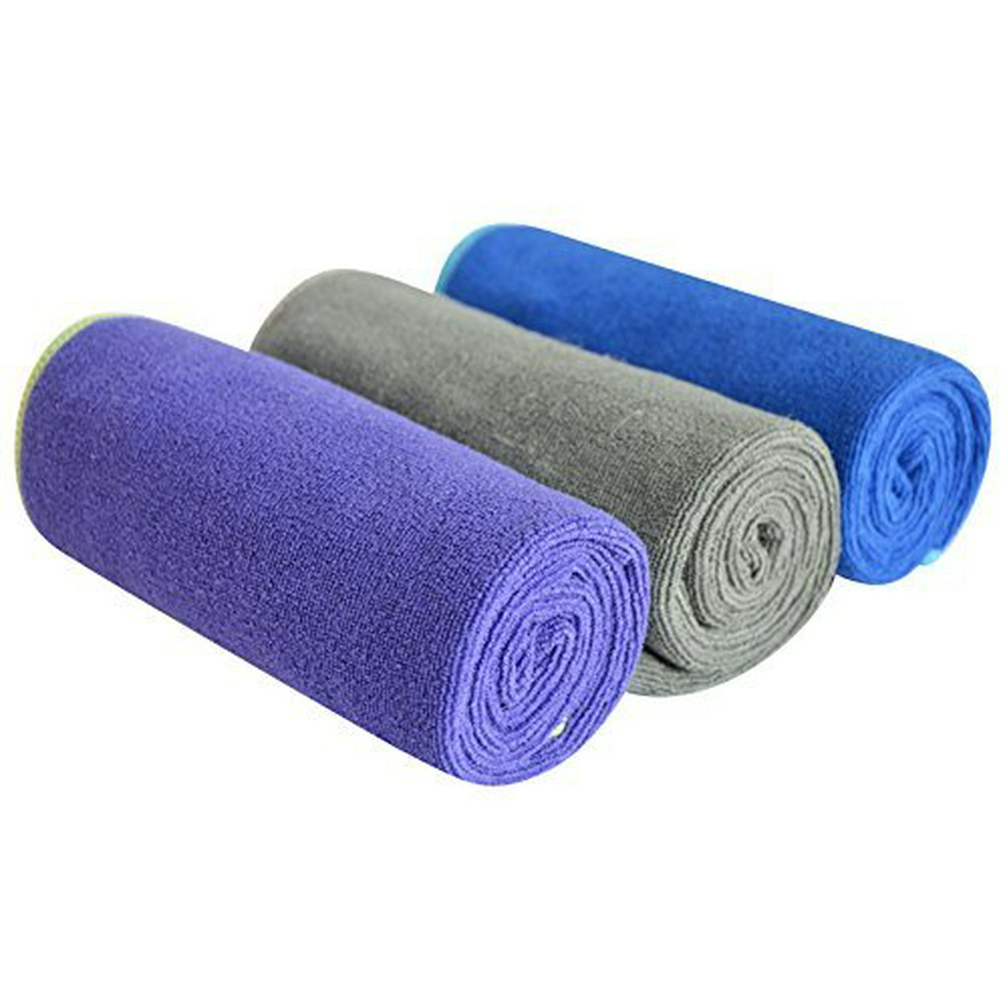 SINLAND Microfiber Gym Towels Sweat Workout Sports Fitness Towel Fast Drying 3 Pack 16 Inch X 32 Inch | Walmart Canada