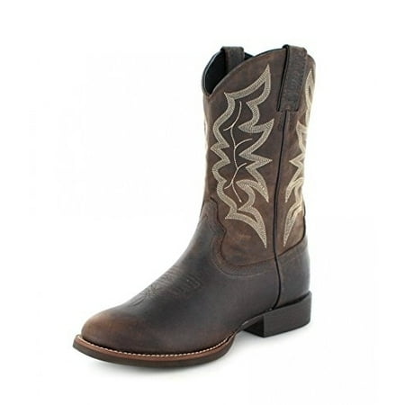 Justin Men s Paluxy Tekno Crepe Cowboy Boot Round Toe