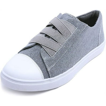 Feversole Women s Casual Slip On Sneaker Comfort Cupsole Loafer Flats Fashion Canvas Easy Elastic Low Top Grey Size 9.5 M US
Feversole Women s Casual Slip On Sneaker Comfort Cupsole Loafer Flats Fashion Canvas Easy Elastic Low Top Grey Size 9.5 M US