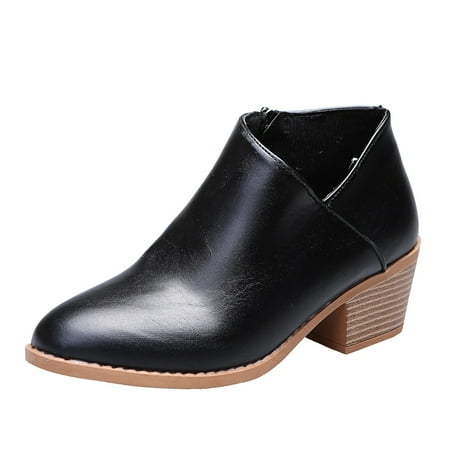 TAIAOJING Women s Boots Color Short NonSlip Booties Solid Toe Heels Zipper High Round Boots Fashion Shoes
TAIAOJING Women s Boots Color Short NonSlip Booties Solid Toe Heels Zipper High Round Boots Fashion Shoes