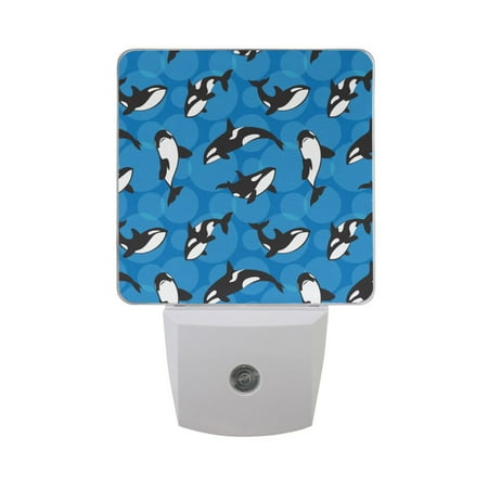 Whale on Blue Night Light LED Dusk to Dawn Night Lamp Auto Sensor Plug-in Nightlight for Bedroom Hallway Kitchen Set of 2
Whale on Blue Night Light LED Dusk to Dawn Night Lamp Auto Sensor Plug-in Nightlight for Bedroom Hallway Kitchen Set of 2