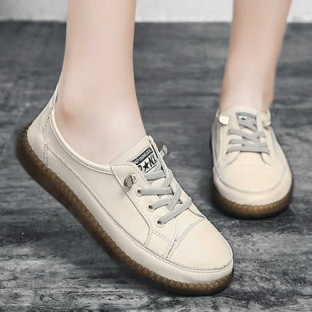 Women‘s Lace-up Flat Sneakers Casual Solid Color Low Top Walking Shoes Lightweight Non-slip Shoes
Women‘s Lace-up Flat Sneakers Casual Solid Color Low Top Walking Shoes Lightweight Non-slip Shoes