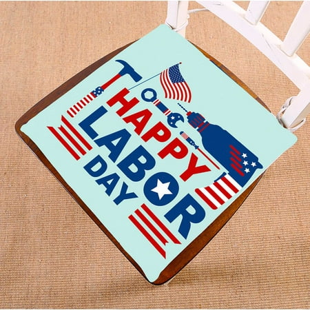 PKQWTM Happy Labor Day Chair Pads Chair Mat Seat Cushion Chair Cushion Floor Cushion Size 18x18 inches 
PKQWTM Happy Labor Day Chair Pads Chair Mat Seat Cushion Chair Cushion Floor Cushion Size 18x18 inches
