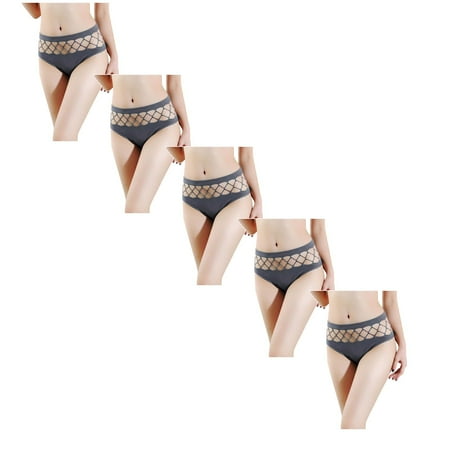Womens Underwear Brief Lace Low Waist Knickers Thongs Panties5PC 
Womens Underwear Brief Lace Low Waist Knickers Thongs Panties5PC