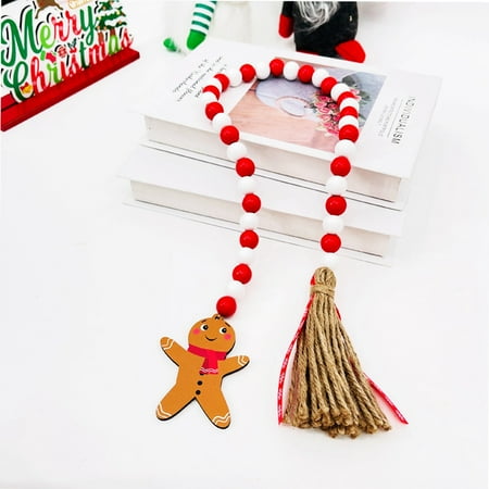 Brand Clearance!!Christmas Wood Bead Garland with Tassels and Pendant Rustic Farmhouse Wall Hanging Bead Garland Colorful Wood Bead Garland for Xmas Tree Home Party Decor
Brand Clearance!!Christmas Wood Bead Garland with Tassels and Pendant Rustic Farmhouse Wall Hanging Bead Garland Colorful Wood Bead Garland for Xmas Tree Home Party Decor