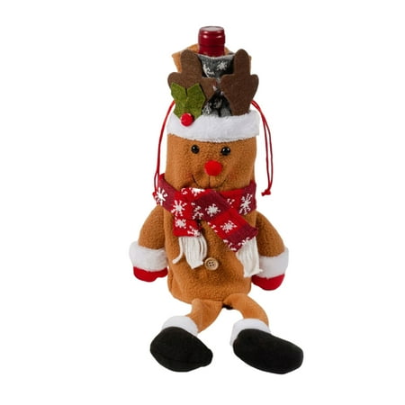 Christmas Wine Bottle Covers Santa / Snowman / Elk Plush Bag with Dangle Legs for Tableware Drinkware C
Christmas Wine Bottle Covers Santa / Snowman / Elk Plush Bag with Dangle Legs for Tableware Drinkware C
