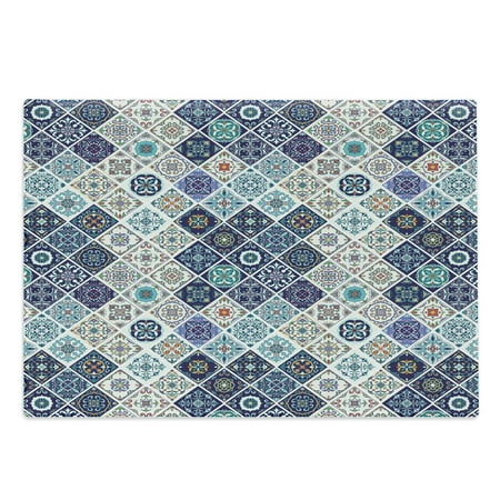 Traditional Cutting Board Portuguese Historical Mixed Azulejo Mosaic Tiles with Moroccan Ceramic Motifs Decorative Tempered Glass Cutting and Serving Board Large Size Multicolor by Ambesonne
Traditional Cutting Board Portuguese Historical Mixed Azulejo Mosaic Tiles with Moroccan Ceramic Motifs Decorative Tempered Glass Cutting and Serving Board Large Size Multicolor by Ambesonne